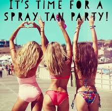 Sol71 spray tan party